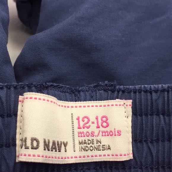 Old Navy Infant Girls Cozy Warm Fleece Lined Pants 12-18 Months - Picture 5 of 11